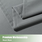 HolidayIdeas Outdoor Curtains for Patio Waterproof, 6 Panels - Image 5