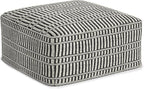 SIMPLIHOME Safford Square Pouf by SimpliHome