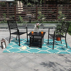 PHI VILLA Outdoor Patio Umbrella Side Table Base Stand - Image 6