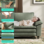 LINSY HOME 90'' Cloud Loveseat Sofa, Modular Sectional Couches Corduroy Cloud - Image 4