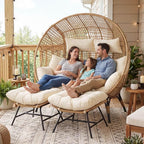 NICESOUL Indoor Outdoor Double Egg Chair - Image 2