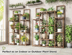 EnHomee Plant Stand Indoor Wood Plant Stand Outdoor Plant Shelves - Image 4
