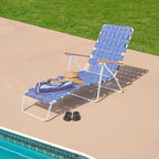 Camp & GO 4-Position Folding Web Lawn Chair Outdoor Lounger - Image 8