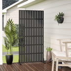 Casaphoria Metal Privacy Screen Outdoor, Fence Black - Image 3
