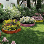 Galvanized Metal Planter Round Raised Garden Bed Kit - Image 6