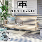 Porchgate Amish Heavy Duty 800 Lb Roll Comfort Treated Porch Swing W/Chains - Image 2