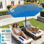 AreShark 7.5FT Patio Umbrella Table Market Umbrella - Image 3