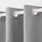 TOWN & COUNTRY BASICS Cabana Solid Heavyweight Indoor Outdoor Curtains - Image 3