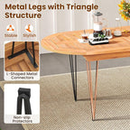 Tangkula 71" Outdoor Dining Table - Image 6