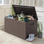 Greesum 100 Gallon Resin Patio Storage Box - Image 3