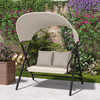 AECOJOY Outdoor Porch Swings for Adults 600LBS 2 Seat Patio Swings - Image 8