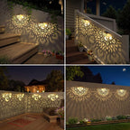 Solar Fence Lights 6 Pack Solar Deck Lights Waterproof LED Step Wall Outdoor - Image 5