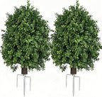 QIANYUN Boxwood Topiary Bush – Artificial Shrubs by QIANYUN