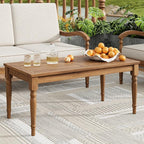 Christopher Knight Home Lama Rectangular Outdoor Coffee Table, Slat Panel Side - Image 10
