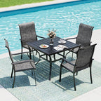 5-Piece Outdoor Dining Set, Patio Furniture Set by PATIOPIA