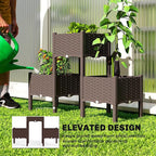 Outsunny Plastic Raised Garden Bed - Image 5