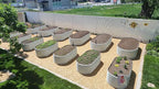 A ANLEOLIFE Set of 6 24 Inch Tall Antique White Raised Garden Beds Kit - Image 5
