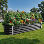 YITAHOME 17" Tall 9 in 1 Large Raised Garden Bed Kit, Outdoor Above Ground - Image 2
