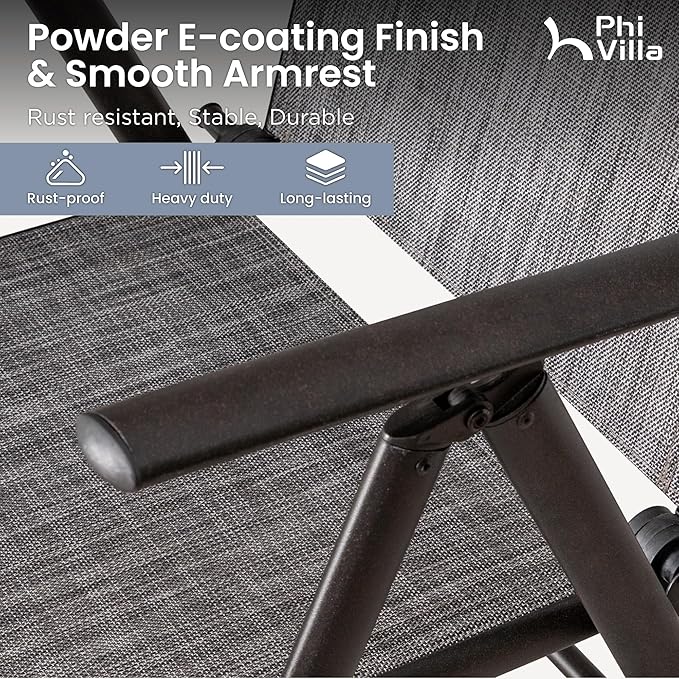 PHI VILLA 5-Piece Patio Dining Set - Image 5