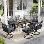 Sophia and William Swivel Patio Dining Set by SophiaWilliam