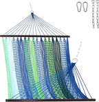Lazy Daze Hammocks 10.5 FT Double 2 Person Caribbean Rope Hammock, Hand Woven by LazyDazeHammocks