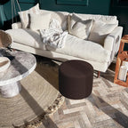 ZICOTO Beautiful Boucle Pouf Ottoman and Foot Rest - Image 6