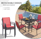 VICLLAX 5-Piece Modern Patio Dining Set - Image 2