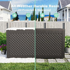 110 Gallon Resin Deck Box, Lockable Patio Outdoor Storage Box - Image 7