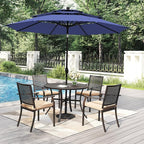 PHI VILLA 5 Pieces Outdoor Dining Set - Image 2