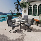 MELLCOM 37''x37'' Outdoor Dining Table - Image 7