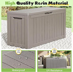 Outdoor Storage Box, Resin Deck Boxes Indoor and outdoor, Waterproof Storage - Image 3