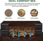 12x4x2FT Galvanized Raised Garden Bed Kit, Vegetable Plant Boxes-Rectangle - Image 3