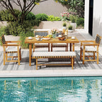 Tangkula 6 Piece Patio Dining Set - Image 3