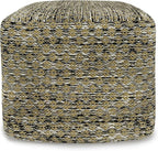 SIMPLIHOME Janelle Square Pouf - Image 4