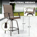 NUU GARDEN 5 Piece Patio Bar Set - Image 8