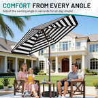 AreShark 7.5FT Patio Umbrella Table Market Umbrella - Image 3