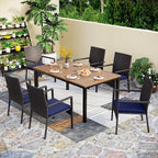 PHI VILLA 7 Pieces Outdoor Dining Set - Image 2