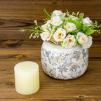 Vintage Ceramic Ice Crack Flower Pot - Image 6