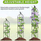 2-Pack 6FT Garden Obelisk Trellis - Image 5