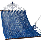 Lazy Daze Hammocks 10.5 FT Double 2 Person Caribbean Rope Hammock, Hand Woven by LazyDazeHammocks