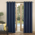 Sun Zero Marina Indoor/Outdoor UV Protectant Energy Efficient Grommet Curtain - Image 5