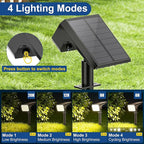 LANSOW 12 Pack Solar Spot Lights Outdoor Waterproof IP67, Solar Landscape - Image 3