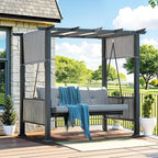 Pamapic 3-Seat Porch Swing Bed - Image 9