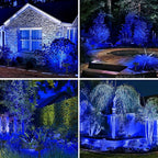 T-SUN Solar Spot Lights Outdoor, 4 Pack 49LED Landscape Spotlights, 2 Lighting - Image 8