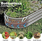 4x2x1ft-2pcs-Oval Raised Garden Bed Kit, Galvanized Planter Garden Boxes Outdoor - Image 5