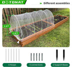 Garden Hoops for Raised Beds- Rust Free Fiberglass Frame Plant Hoops - Image 6