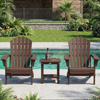 Y&M Outdoor Side Table, HIPS Adirondack Small Double Layer Table, Waterproof - Image 2