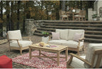 Signature Design by Ashley Clare View Coastal Outdoor Loveseat, Cushioned - Image 7