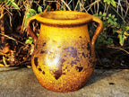 Goodman and Wife Egyptian Era Designed Earthen Ware Terra-Cotta Vessel/Planter - Image 2