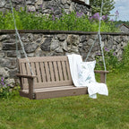 Highwood Lehigh Porch Swing, 4 Feet, Woodland Brown - Image 2